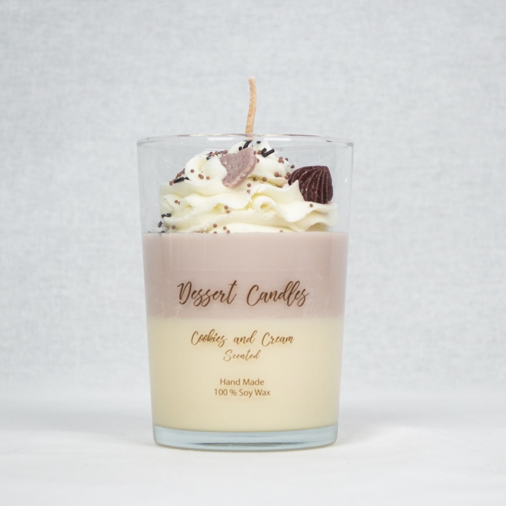 Dessert Candles Cookies and Cream Scented Candle